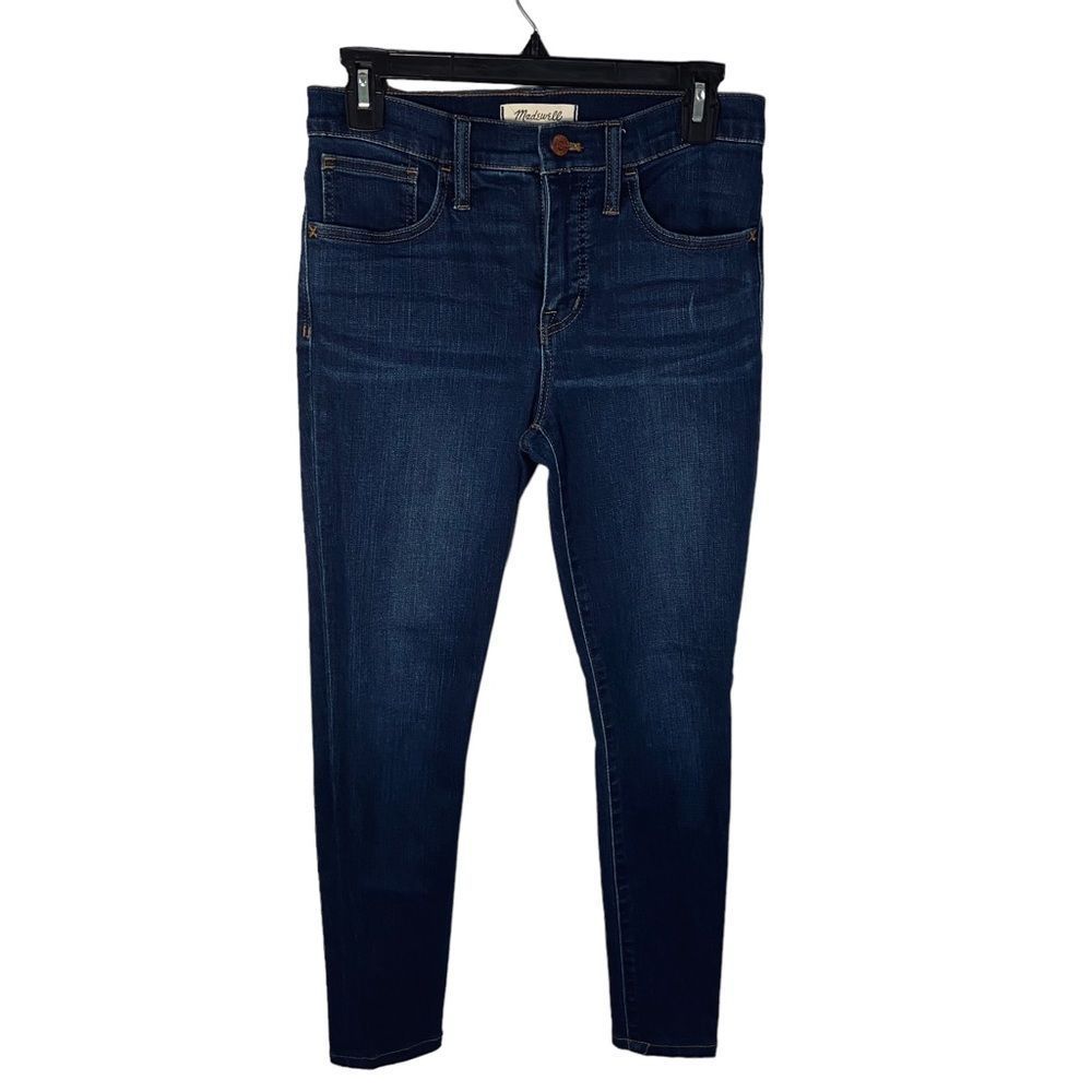 Madewell Women's Size 26 Roadtripper Jeans Midrise Stretch Blue Denim Cotton